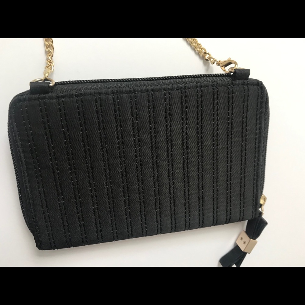 Victoria’s Secret Black Bow Phone Wallet Crossbody - Picture 5 of 8